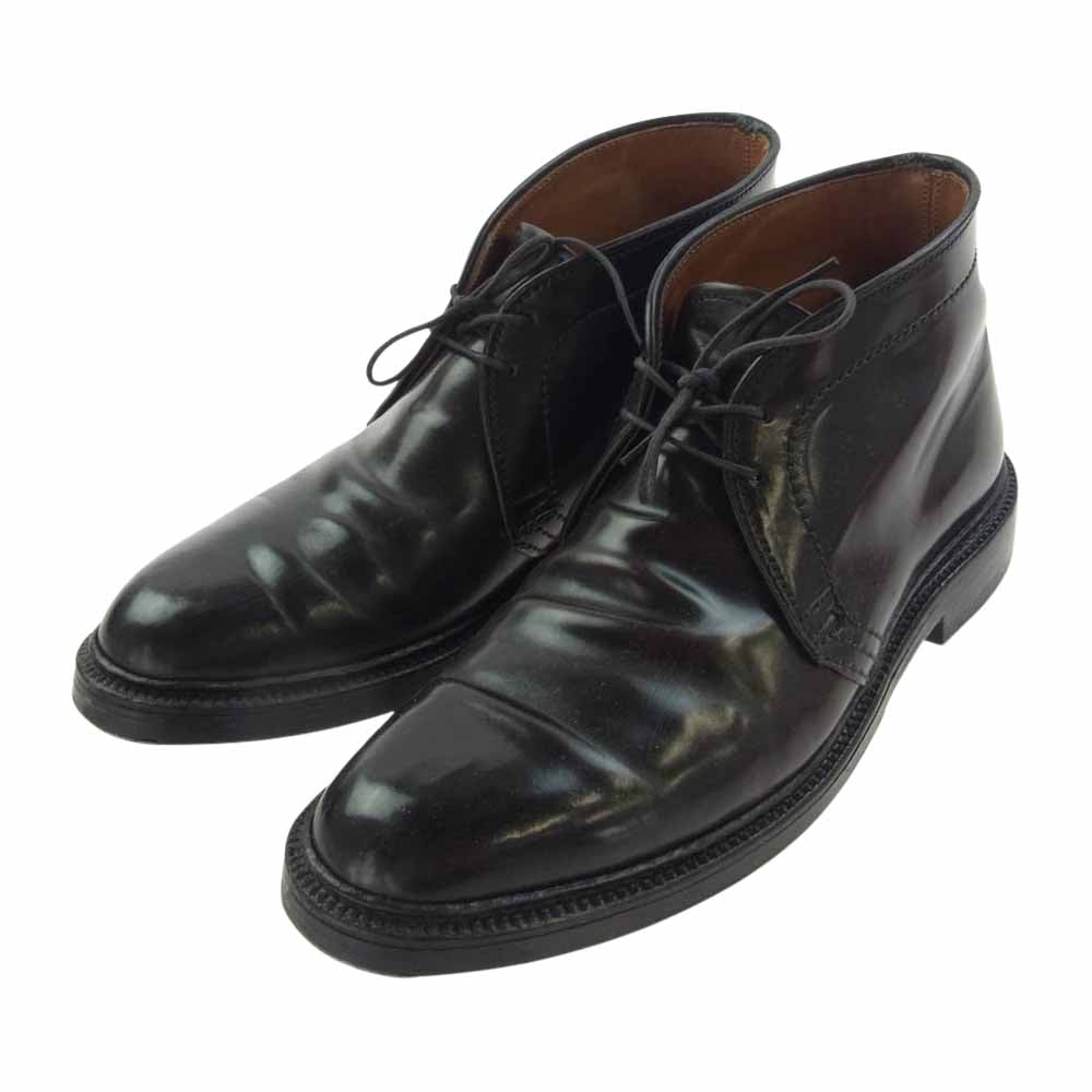 ALDEN オールデン 1340 Barrie Last Chukka Boot チャッカ ブーツ 馬革 ブラック系 US7【中古】