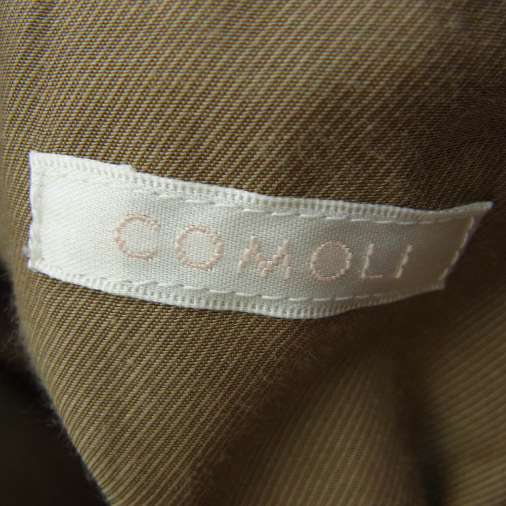 COMOLI コモリ 21AW U03-04012 ウールライナー付き ウォッシュド タイロッケン コート ベージュ系 2【中古】