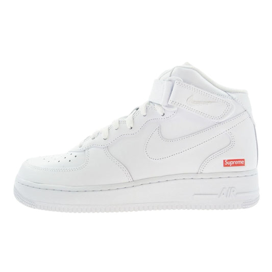 Supreme シュプリーム 24AW FZ8784-100 AIR FORCE 1 MID エアフォース1 ミッド スニーカー ホワイト系 27.5cm【極上美品】【中古】