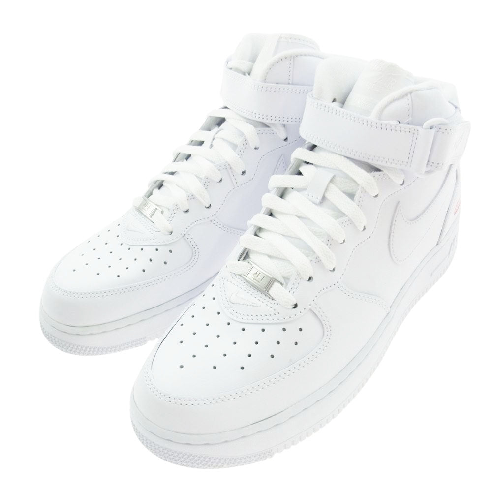 Supreme シュプリーム 24AW FZ8784-100 AIR FORCE 1 MID エアフォース1 ミッド スニーカー ホワイト系 27.5cm【極上美品】【中古】