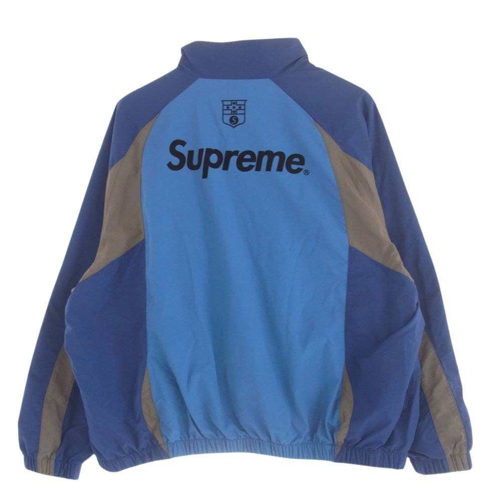 Supreme シュプリーム 24AW S Logo Track Jacket エスロゴ ワッペン ナイロン トラックジャケット ブルー系 L【極上美品】【中古】