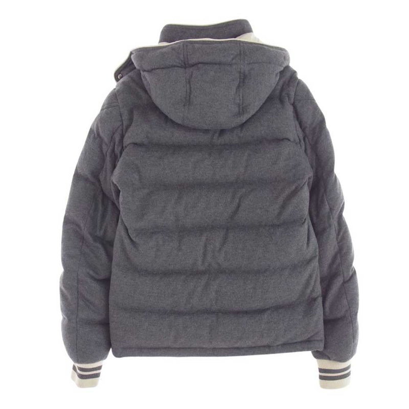 MONCLER モンクレール BRESLE ブレスル ウール ダウン ジャケット グレー系 3【中古】