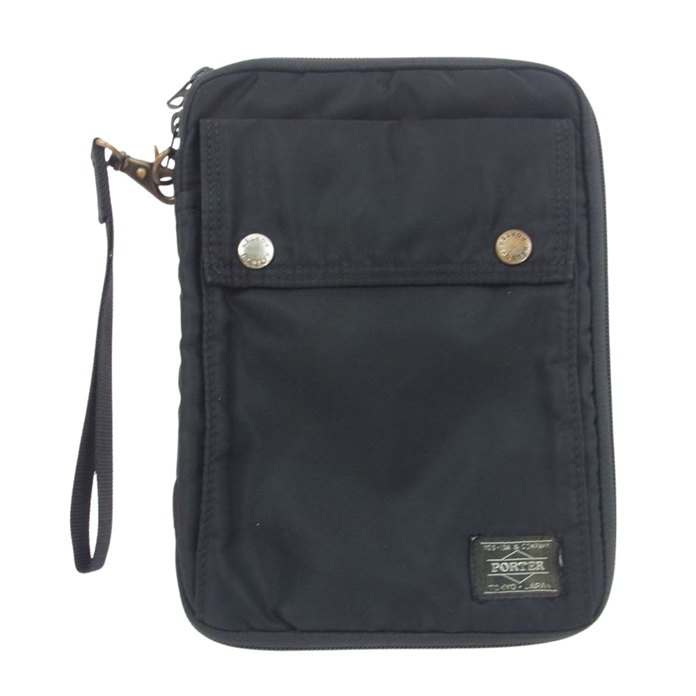 PORTER ポーター × ほぼ日手帳 HOBO カズン Connect ポーチ 手帳 カバー ブラック系【中古】
