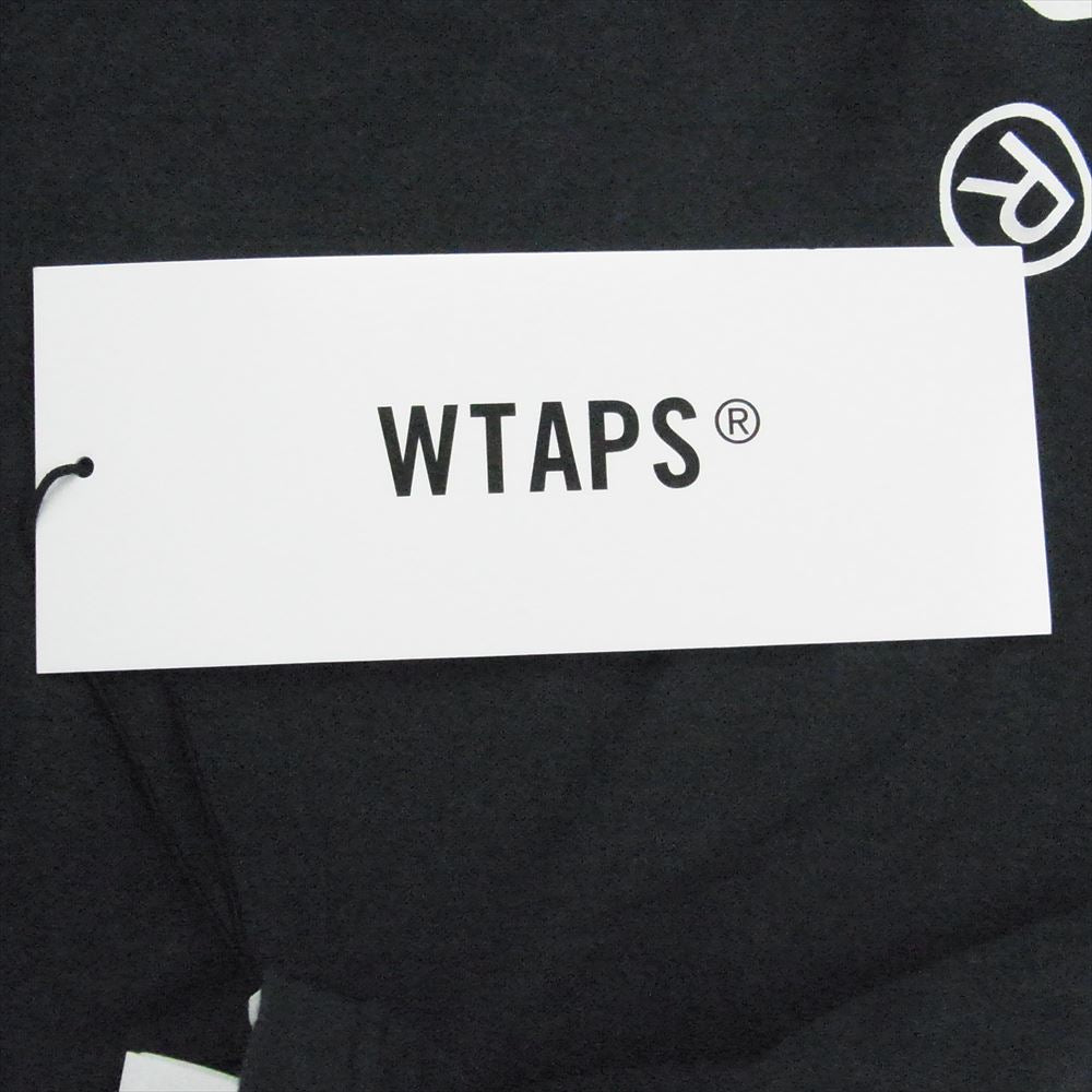 WTAPS ダブルタップス 24SS 241ATDT-STM04S SIGN SS COTTON サイン ショートスリーブ コットン Tシャツ 半袖 ネイビー系 X02【中古】