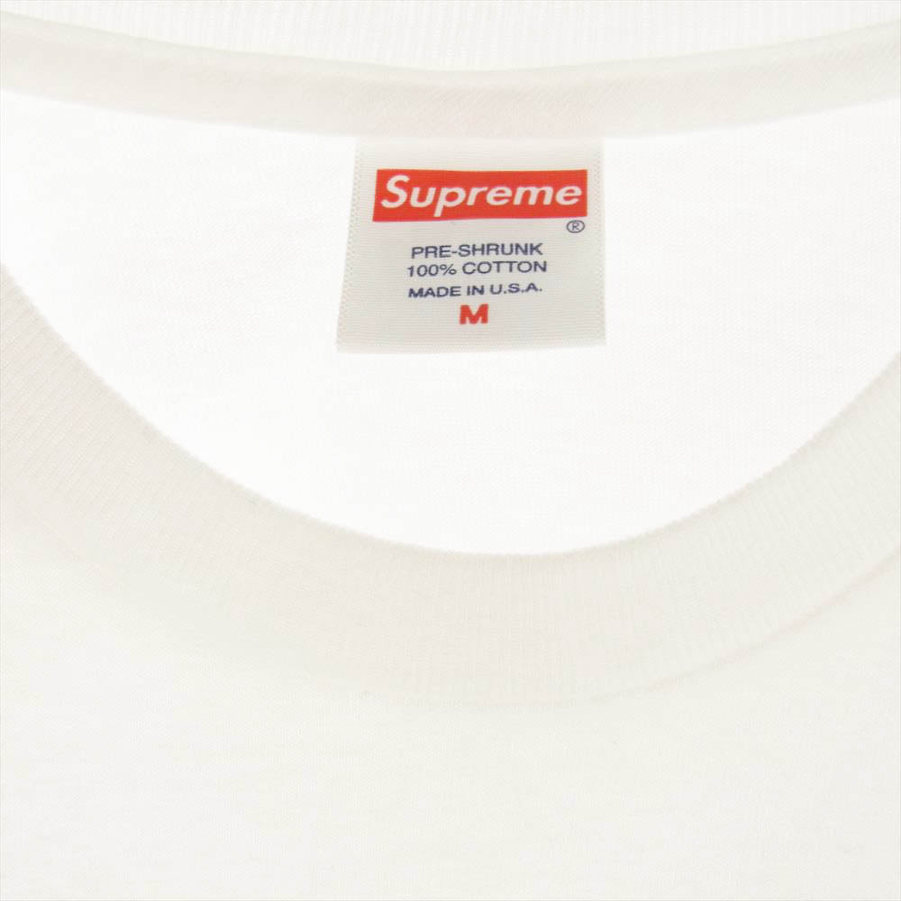 Supreme シュプリーム 21SS Apes Tee エイプス Tシャツ プリント 半袖 ホワイト系 M【中古】