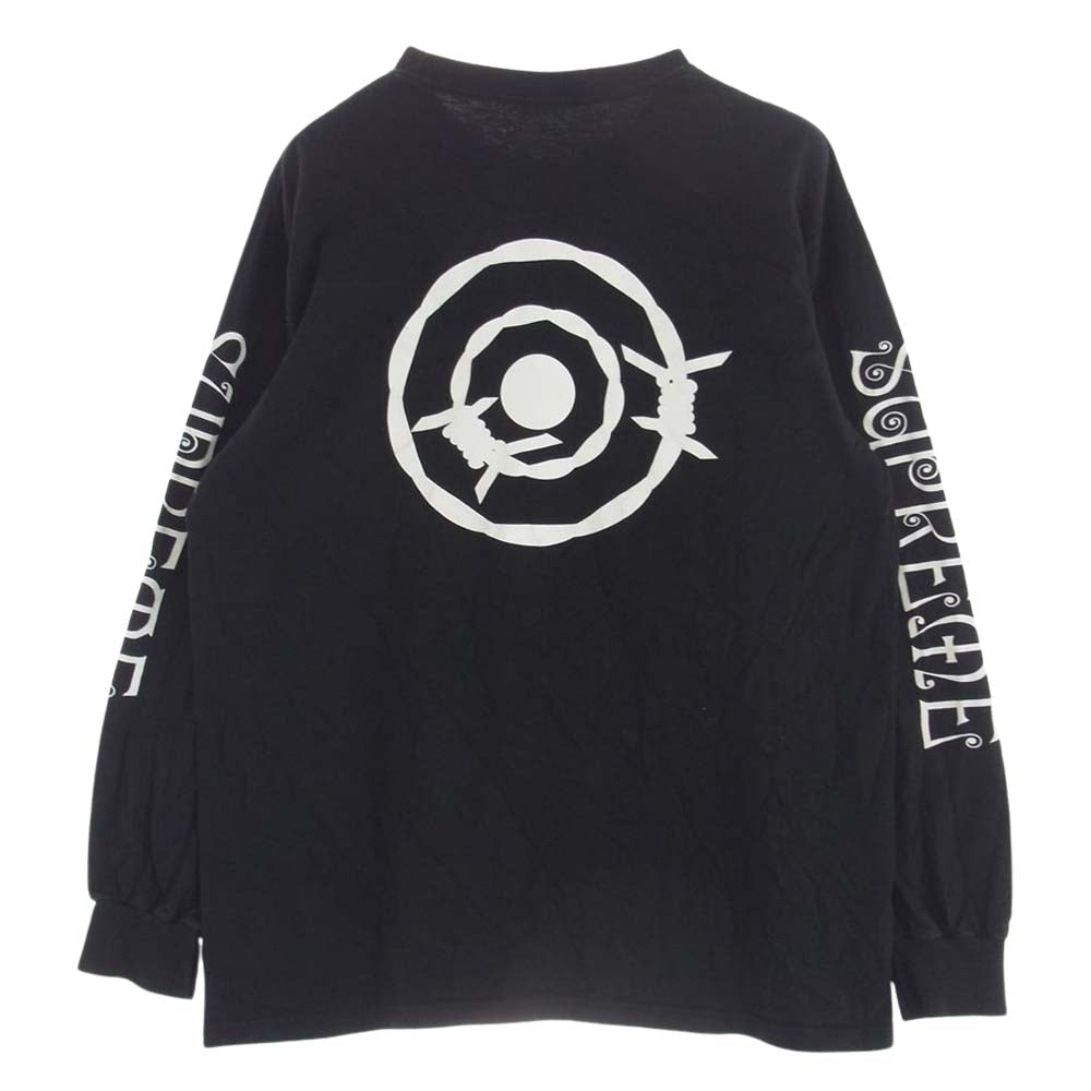 Supreme シュプリーム 21SS South2West8 サウスツーウエストエイト L/S Pocket Tee プリント ポケット Tシャツ 長袖 ブラック系【中古】