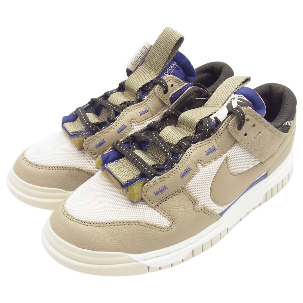 NIKE ナイキ DV0821-101 Dunk Jumbo ダンクジャンボ Light Orewood Brown ライトオールウッドブラウン ローカット スニーカー ベージュ系 28cm【極上美品】【中古】