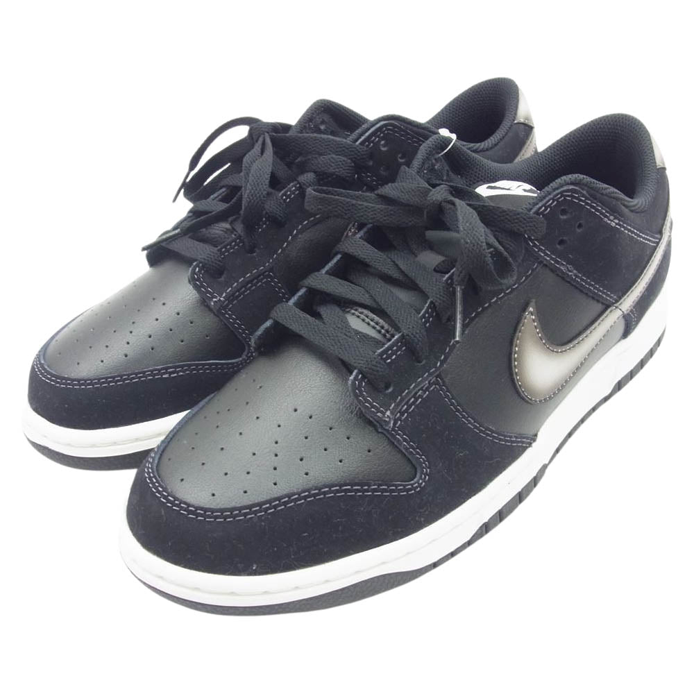 NIKE ナイキ FD6923-001 Dunk Low ダンクロー Airbrush Swoosh エアブラシ スウッシュ ローカットスニーカー ブラック系 28cm【極上美品】【中古】