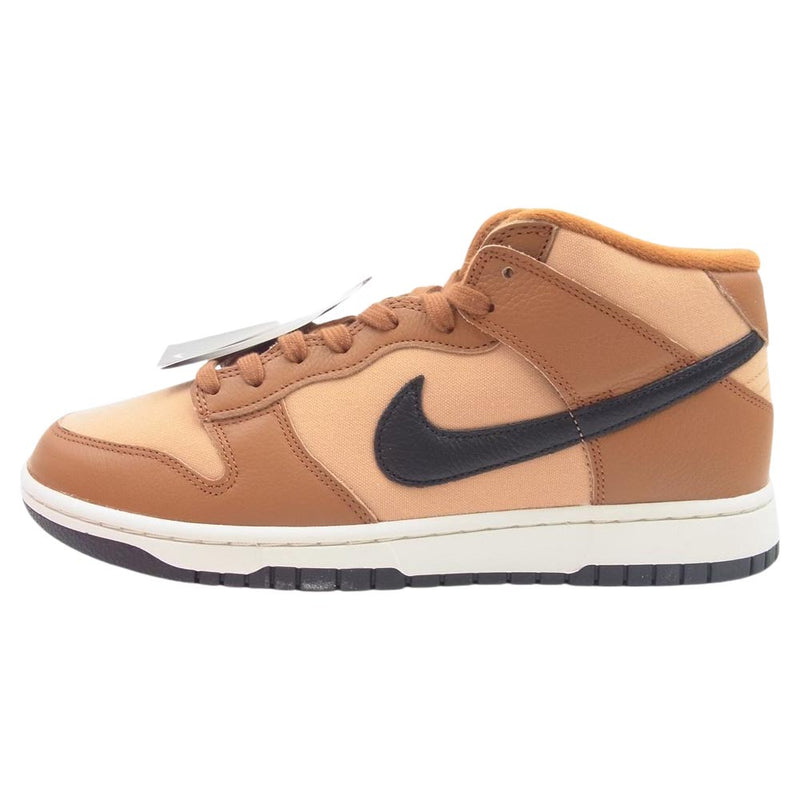 NIKE ナイキ DZ2533-200 Dunk Mid ダンク ミッド Amber Brown アンバーブラウン ローカット スニーカー ブラウン系 28cm【新古品】【未使用】【中古】