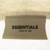 FEAR OF GOD フィアオブゴッド ESSENTIALS エッセンシャルズ ロゴ プリント プルオーバー パーカー グレー系 M【中古】