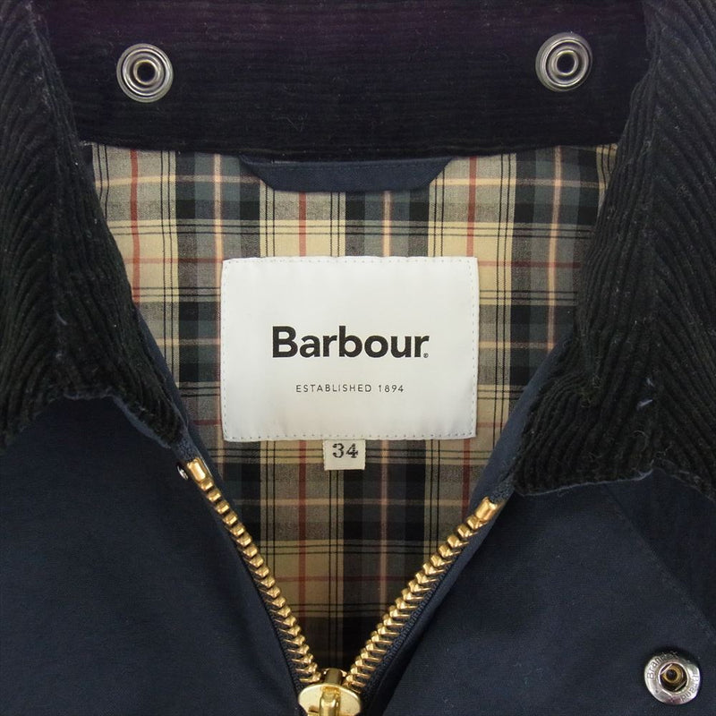 Barbour バブアー 2201245 BURGHLEY journal standard 別注 レディース バーレー ジャーナル スタンダード ジャケット ロング コート ネイビー ネイビー系 34【中古】