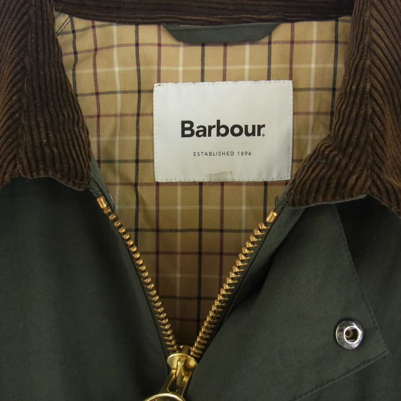 Barbour バブアー 2201245 BURGHLEY journal standard 別注 レディース バーレー ジャーナル スタンダード ジャケット ロング コート  カーキ系 36【中古】