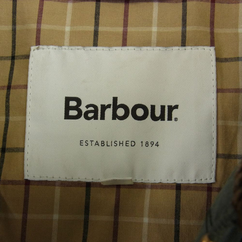 Barbour バブアー 2201245 BURGHLEY journal standard 別注 レディース バーレー ジャーナル スタンダード ジャケット ロング コート  カーキ系 36【中古】