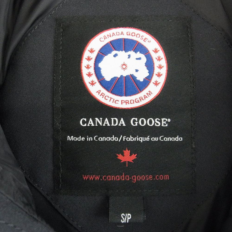 CANADA GOOSE カナダグース 3438JM 国内正規 グリフィンタグ Jasper Parka ジャスパー パーカ ダウン ジャケット ネイビー系 S【中古】