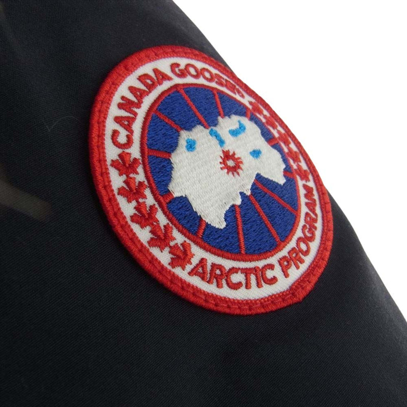 CANADA GOOSE カナダグース 3438JM 国内正規 グリフィンタグ Jasper Parka ジャスパー パーカ ダウン ジャケット ネイビー系 S【中古】