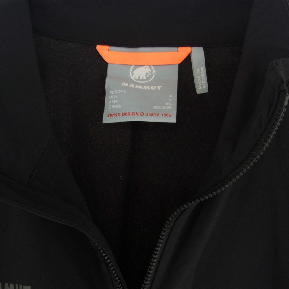 Mammut マムート 1011-02410 Comfort Jacket AF Men コンフォート ジャケット  ナイロン ジップアップ フーディー パーカー ブラック系 ネイビー系 XL ASIA/XL【新古品】【未使用】【中古】