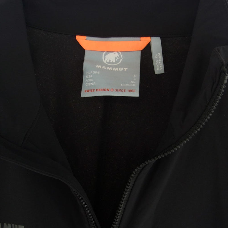 Mammut マムート 1011-02410 Comfort Jacket AF Men コンフォート ジャケット  ナイロン ジップアップ フーディー パーカー ブラック系 ネイビー系 XL ASIA/XL【新古品】【未使用】【中古】