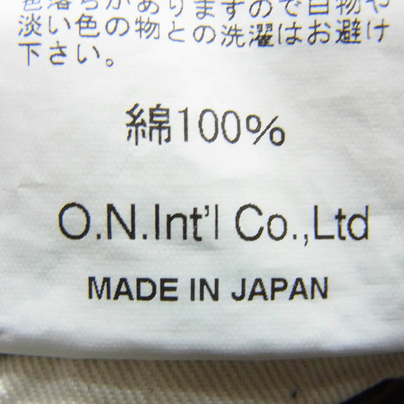 ONI DENIM 鬼デニム ONI-246-CCD 鬼デニム 15ozクラッシュド コンクリート デニム パンツ インディゴブルー系 32【美品】【中古】