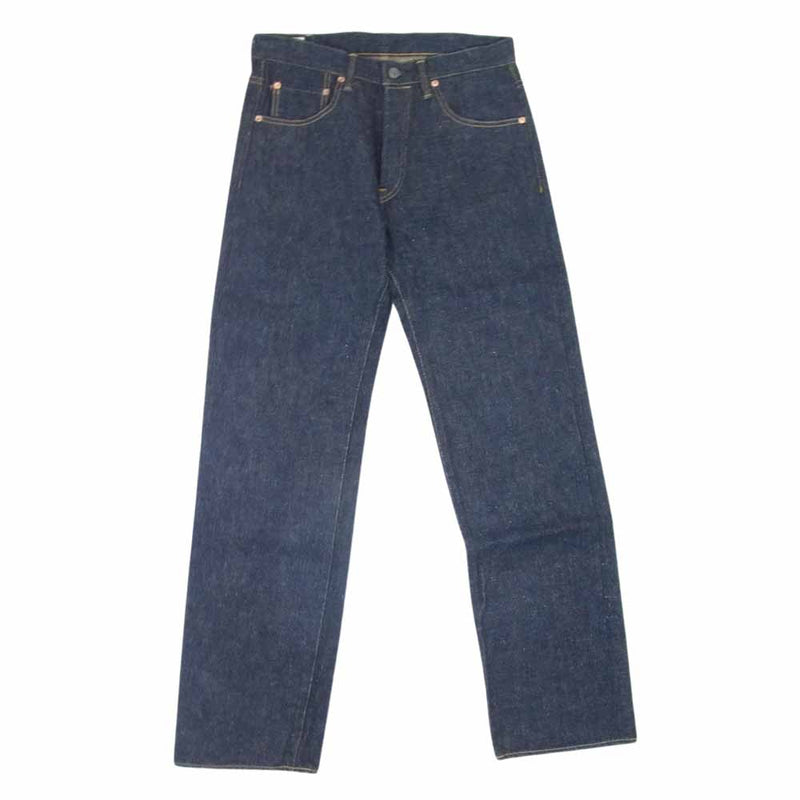 ONI DENIM 鬼デニム ONI-266ZR-ECRU 鬼デニム 20oz 緯糸エクリュ シークレット リラックス ストレート デニム パンツ インディゴブルー系 32【美品】【中古】