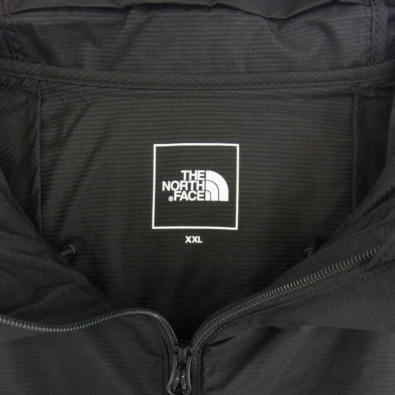 THE NORTH FACE ノースフェイス NP22202 SWALLOWTAIL HOODIE スワローテイル フーディー ロゴ ジップアップ ジャケット ブラック系 XXL【新古品】【未使用】【中古】