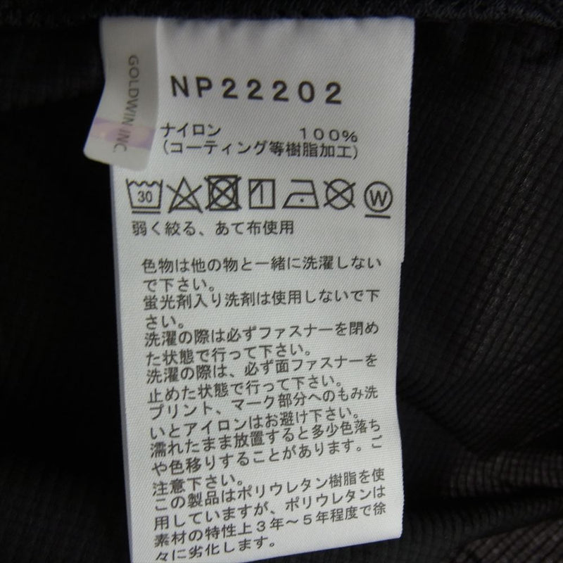 THE NORTH FACE ノースフェイス NP22202 SWALLOWTAIL HOODIE スワローテイル フーディー ロゴ ジップアップ ジャケット ブラック系 XXL【新古品】【未使用】【中古】