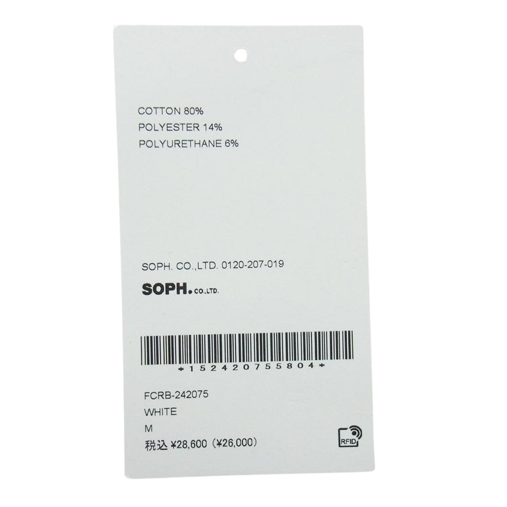 SOPHNET. ソフネット 24AW FCRB-242075 TECH SWEAT TRAINING PANTS スウェット トレーニング パンツ ホワイト ホワイト系 M【新古品】【未使用】【中古】