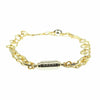Sacai サカイ 22-0507S Logo Anchor Chain Bracelet Gold ロゴ アンカー チェーン ブレスレット ゴールド系【極上美品】【中古】