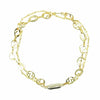 Sacai サカイ 22-0507S Logo Anchor Chain Bracelet Gold ロゴ アンカー チェーン ブレスレット ゴールド系【極上美品】【中古】