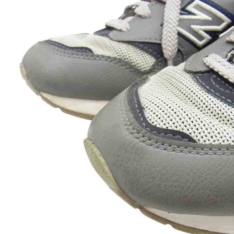 NEW BALANCE ニューバランス CM1600LG CM1600 グレー ローカット スニーカー グレー系 23.5cm【中古】