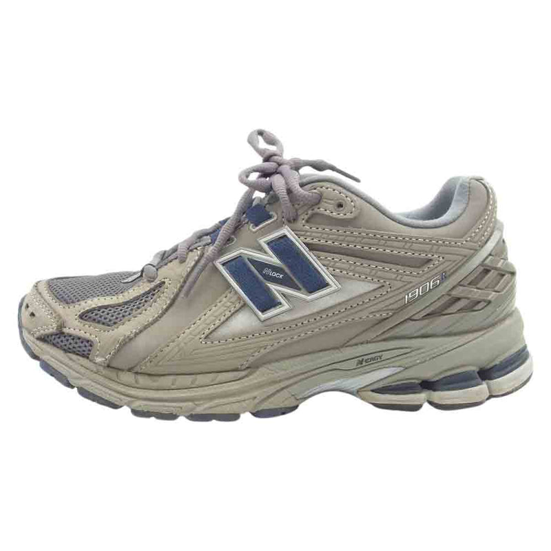 NEW BALANCE ニューバランス M1906RB M1906R グレー ローカット スニーカー ブラック系 23.5cm【中古】