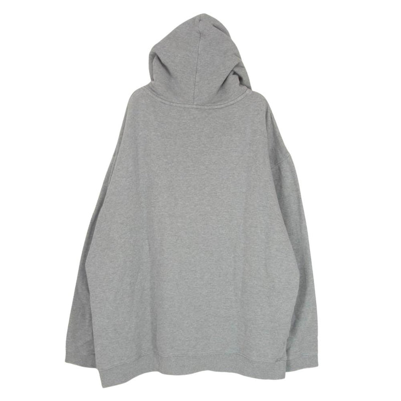 Yohji Yamamoto ヨウジヤマモト 21SS HD-T33-085 FLEECE VINTAGE HOODIE パーカー グレー系 3【中古】