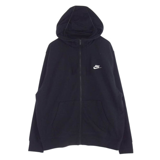 NIKE ナイキ AR3133-010 Club French Terry Full Zip Hoody ジップ アップ パーカー ブラック系 XXL【美品】【中古】