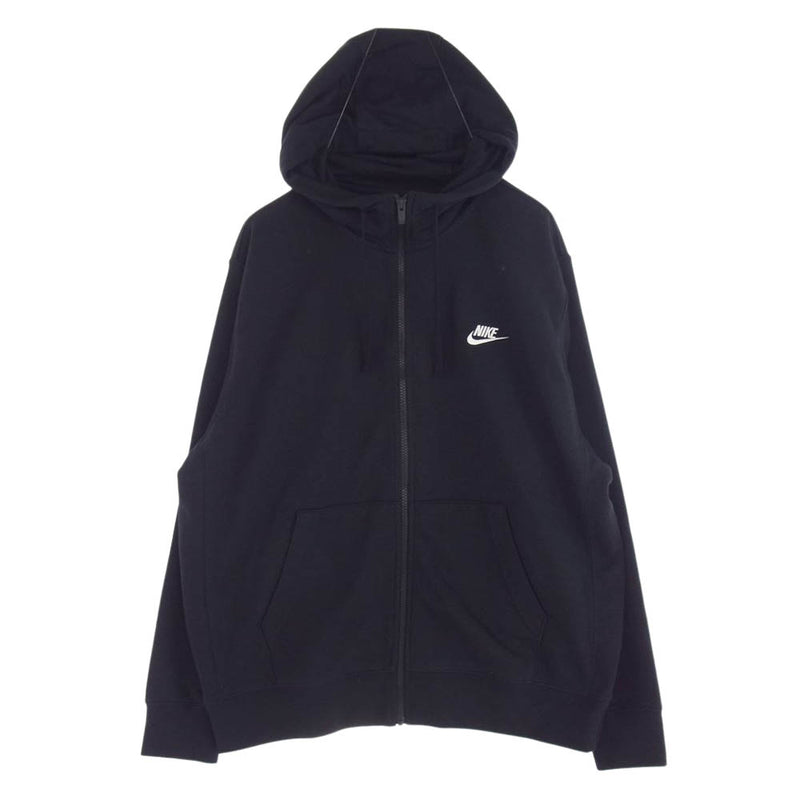 NIKE ナイキ AR3133-010 Club French Terry Full Zip Hoody ジップ アップ パーカー ブラック系 XXL【美品】【中古】