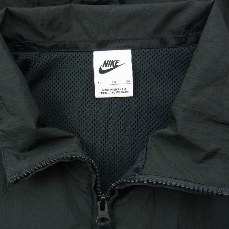 NIKE ナイキ AR3133-010 HBR STMT WOVEN JACKET  ウーブン ナイロン ジャケット ブラック系 ホワイト系 XL【中古】