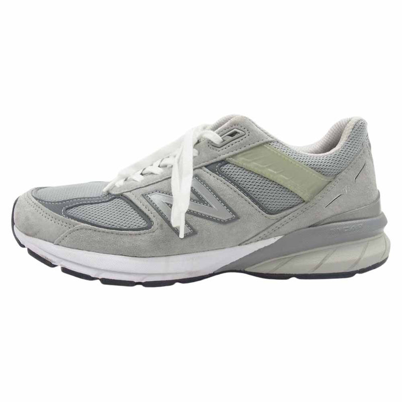 NEW BALANCE ニューバランス M990GL5 USA製 990 V5 ローカット スニーカー グレー系 28cm【中古】