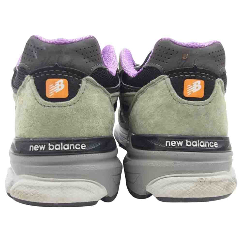 NEW BALANCE ニューバランス USA製 M990TC3 スニーカー ランニングシューズ グリーン系 マルチカラー系 26cm【中古】