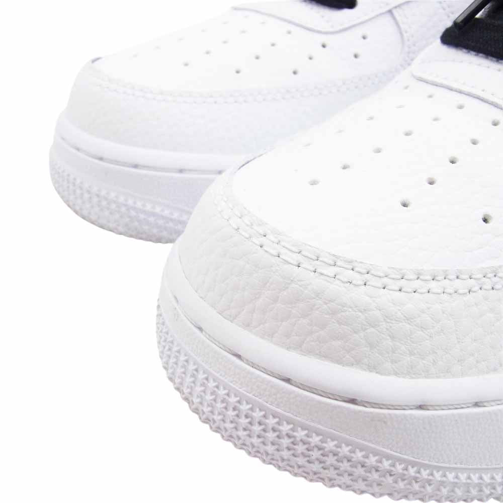 NIKE ナイキ CT2302-100 Air Force 1 Low 07 エアフォース1 ロー 07 ホワイト ブラック ペブルド レザー ホワイト系 ブラック系 27cm【中古】