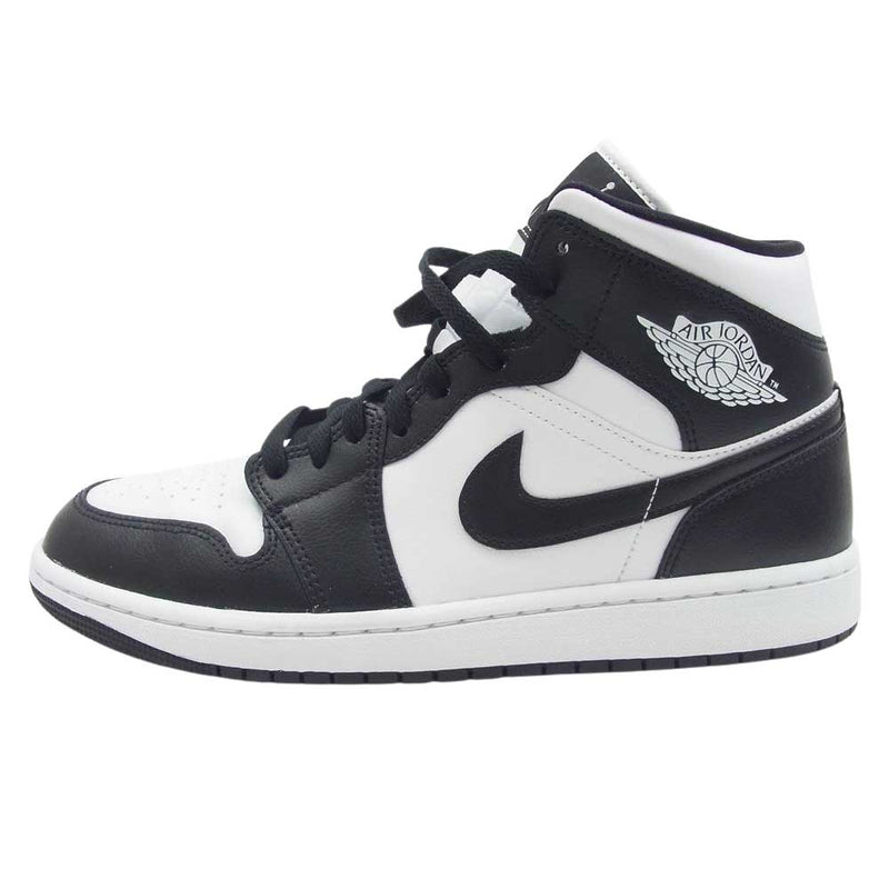 NIKE ナイキ Women's Air Jordan 1 Mid ウィメンズ エアジョーダン1 ミッド スニーカー ブラック系 ホワイト系 27.5cm【中古】