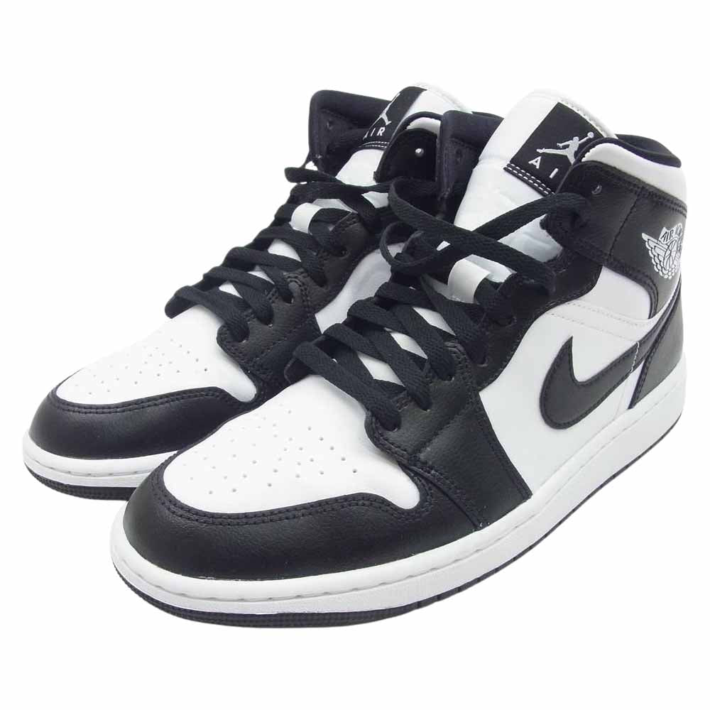 NIKE ナイキ Women's Air Jordan 1 Mid ウィメンズ エアジョーダン1 ミッド スニーカー ブラック系 ホワイト系 27.5cm【中古】