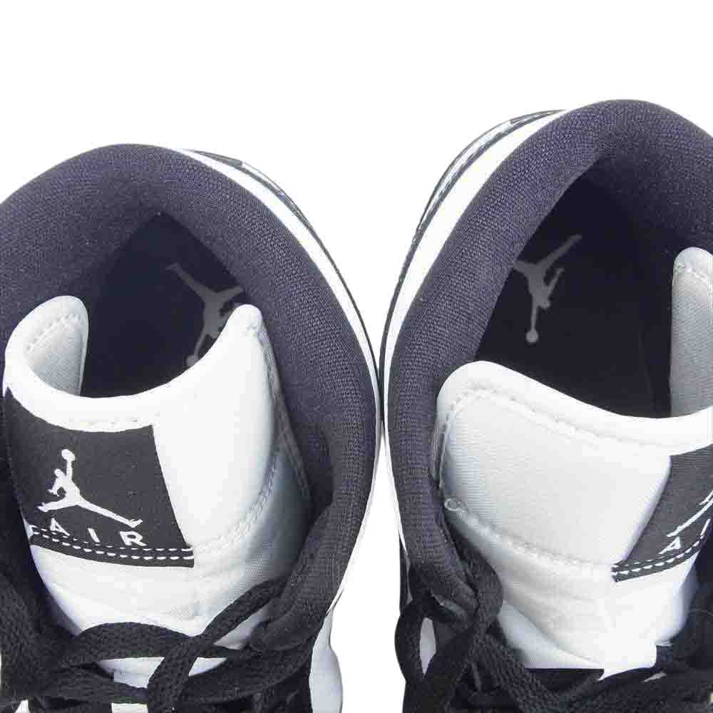 NIKE ナイキ DV0991-101 Women's Air Jordan 1 Mid ウィメンズ エアジョーダン1 ミッド スニーカー ブラック系 ホワイト系 27.5cm【中古】