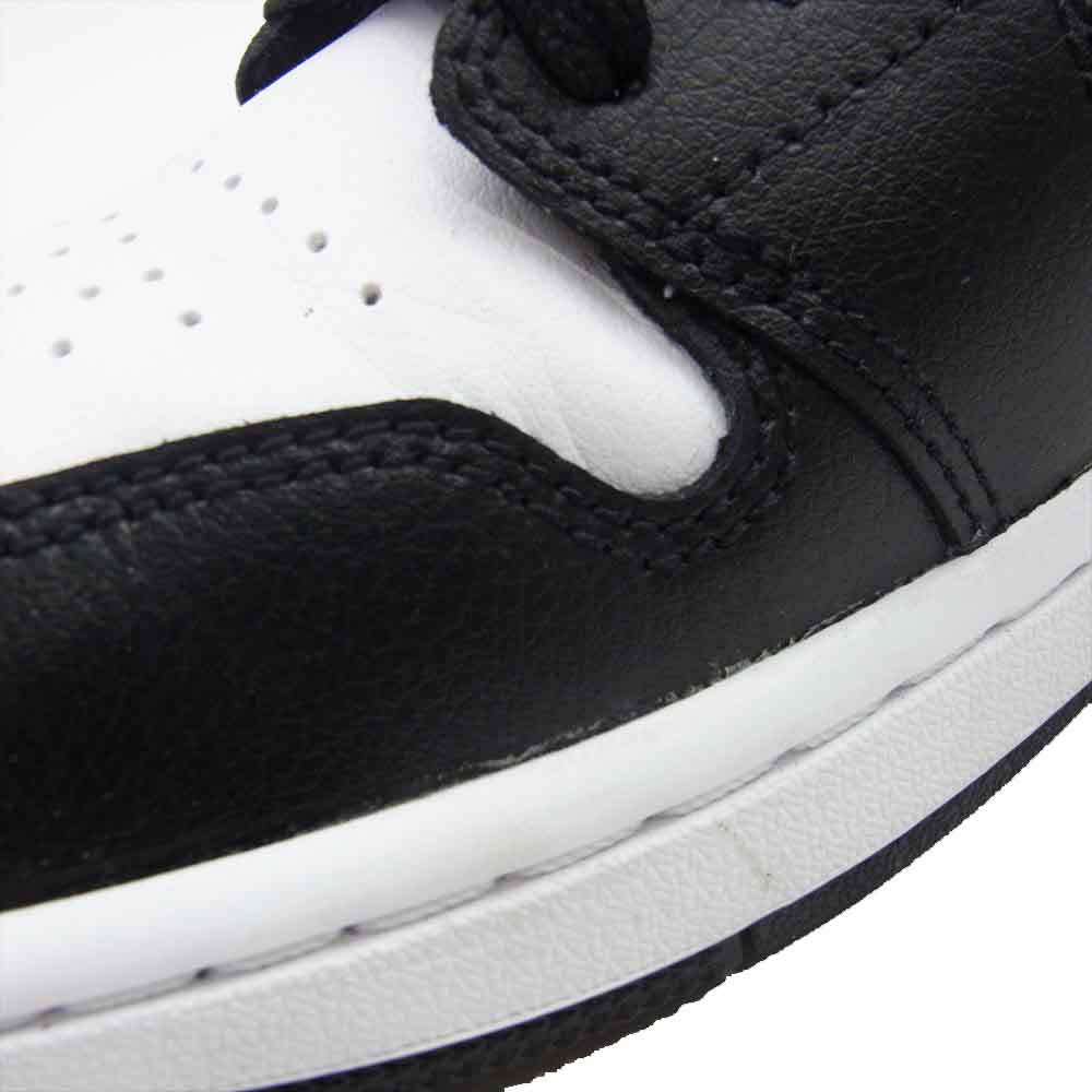 NIKE ナイキ DV0991-101 Women's Air Jordan 1 Mid ウィメンズ エアジョーダン1 ミッド スニーカー ブラック系 ホワイト系 27.5cm【中古】