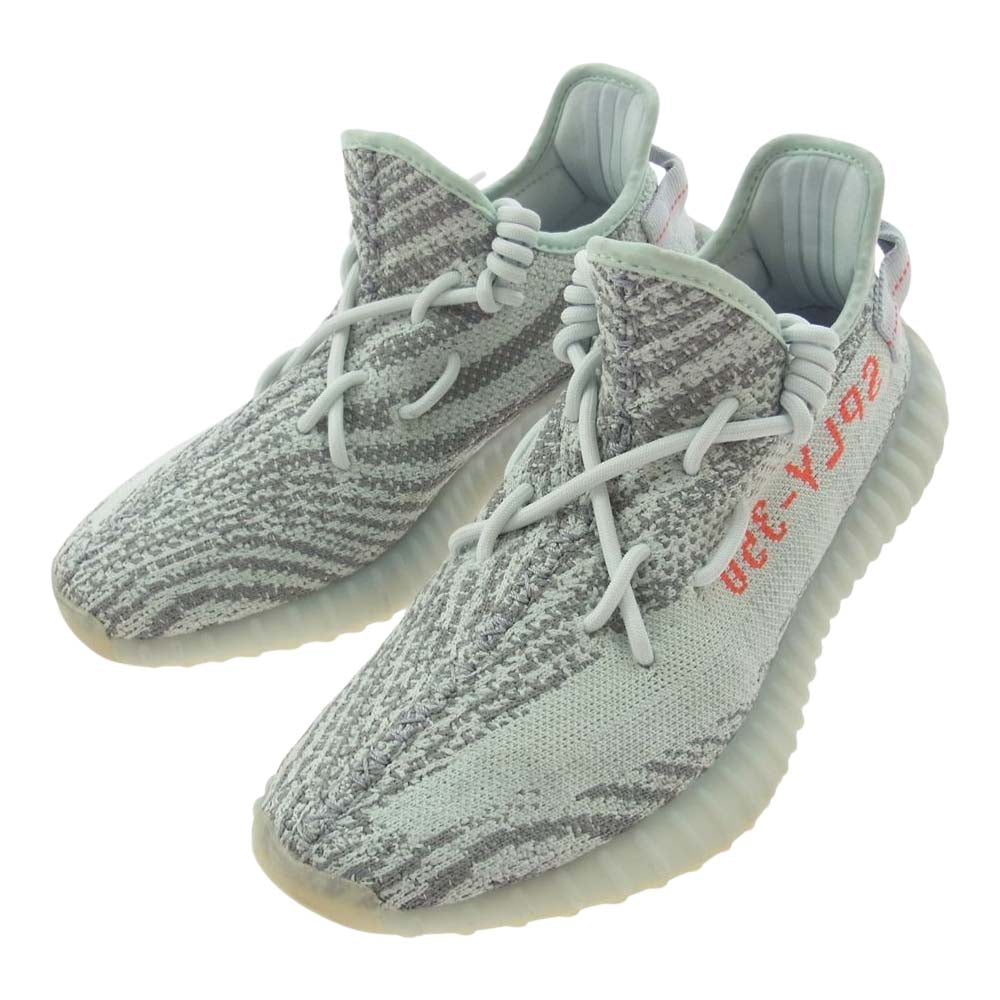 adidas アディダス B37571 Yeezy Boost350 V2 Blue Tint  イージーブースト ブルーティント ローカット スニーカー グレー系 27cm【中古】