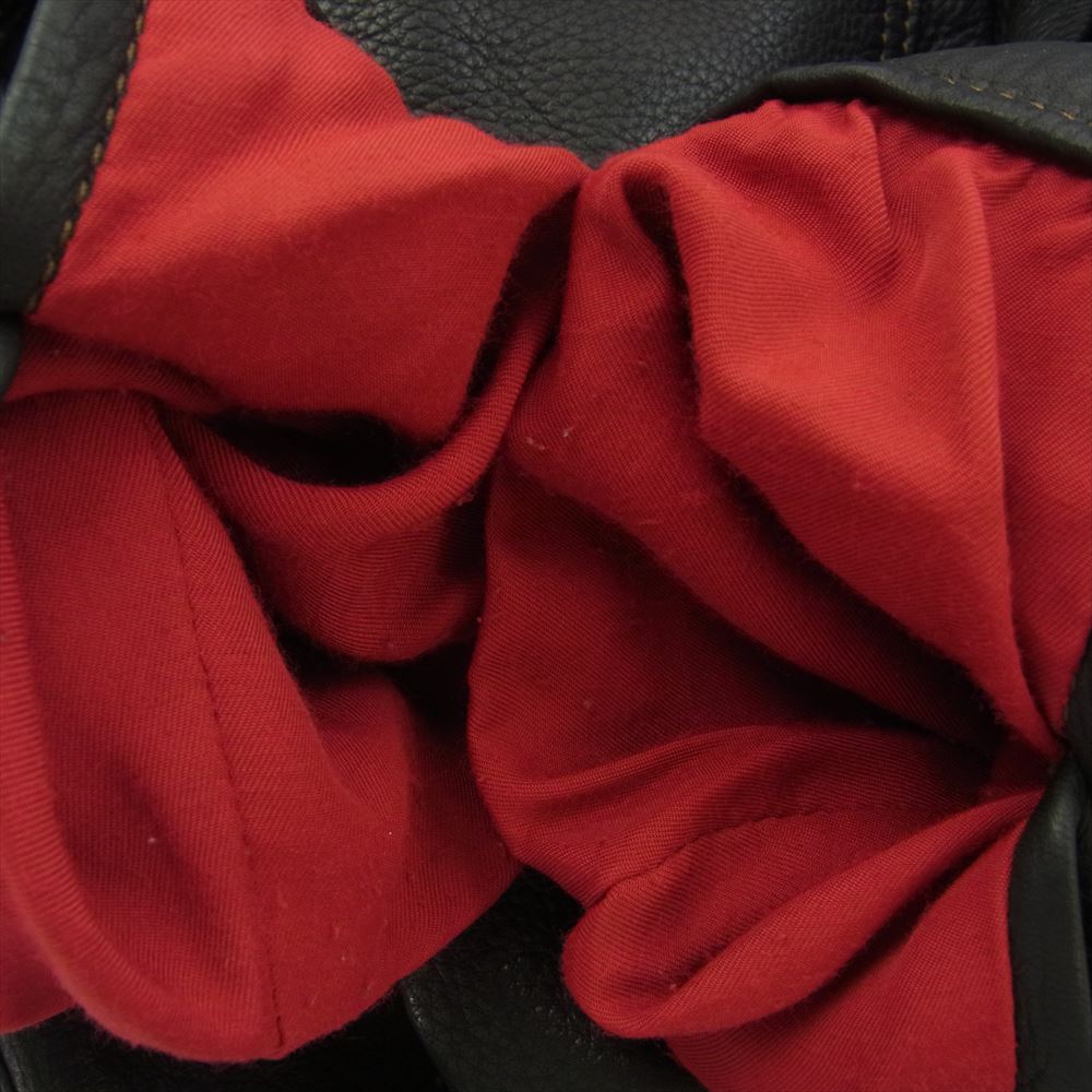 THE FLAT HEAD ザフラットヘッド 22SS FN-LJ-DJ002 ディアスキン 50's レザー ジャケット ブラック系 38【中古】