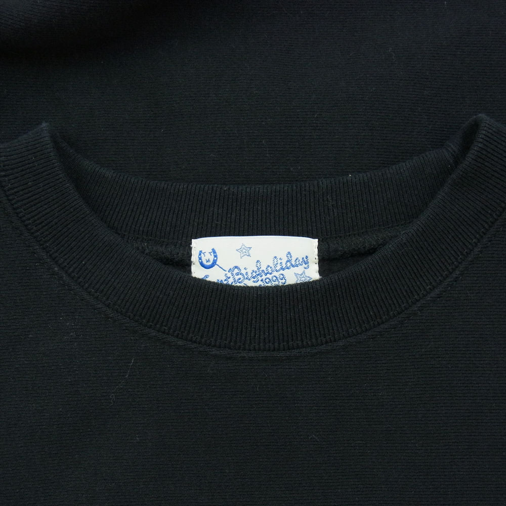 TMT ティーエムティー TSW-S23SP06 REVERSE WEAVE SWEAT SHIRTS リバースウィーブ スウェット トレーナー ブラック系 L【中古】