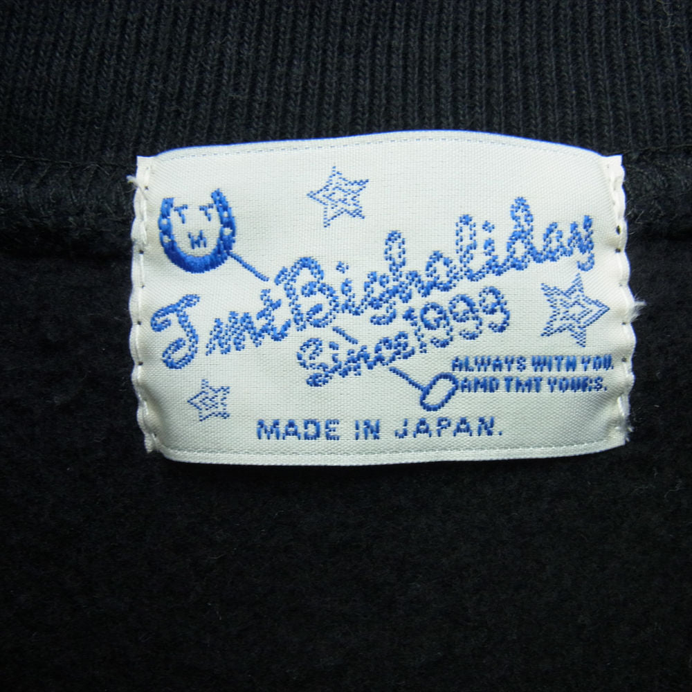 TMT ティーエムティー TSW-S23SP06 REVERSE WEAVE SWEAT SHIRTS リバースウィーブ スウェット トレーナー ブラック系 L【中古】