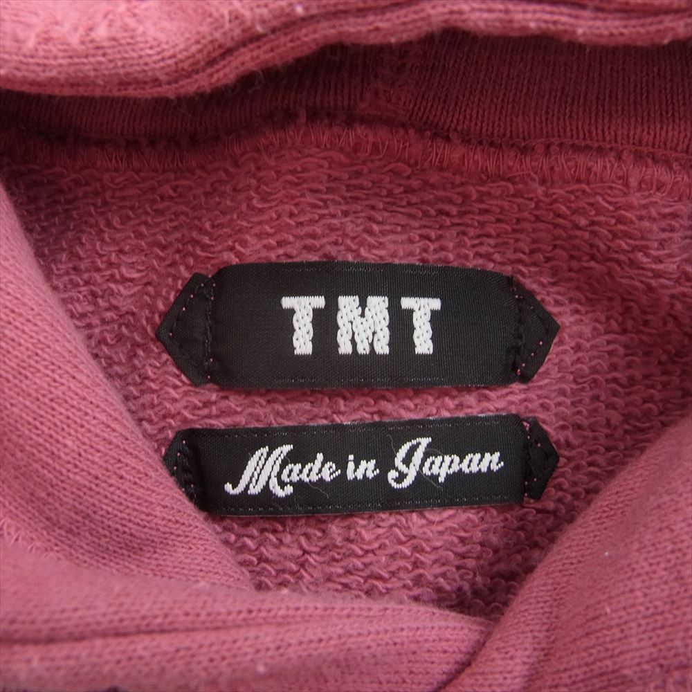 TMT ティーエムティー TSW-F2103 FLORIDA CALIFORNIA COTTON HOODIE USED加工 プルオーバー パーカー ピンク系 L【中古】