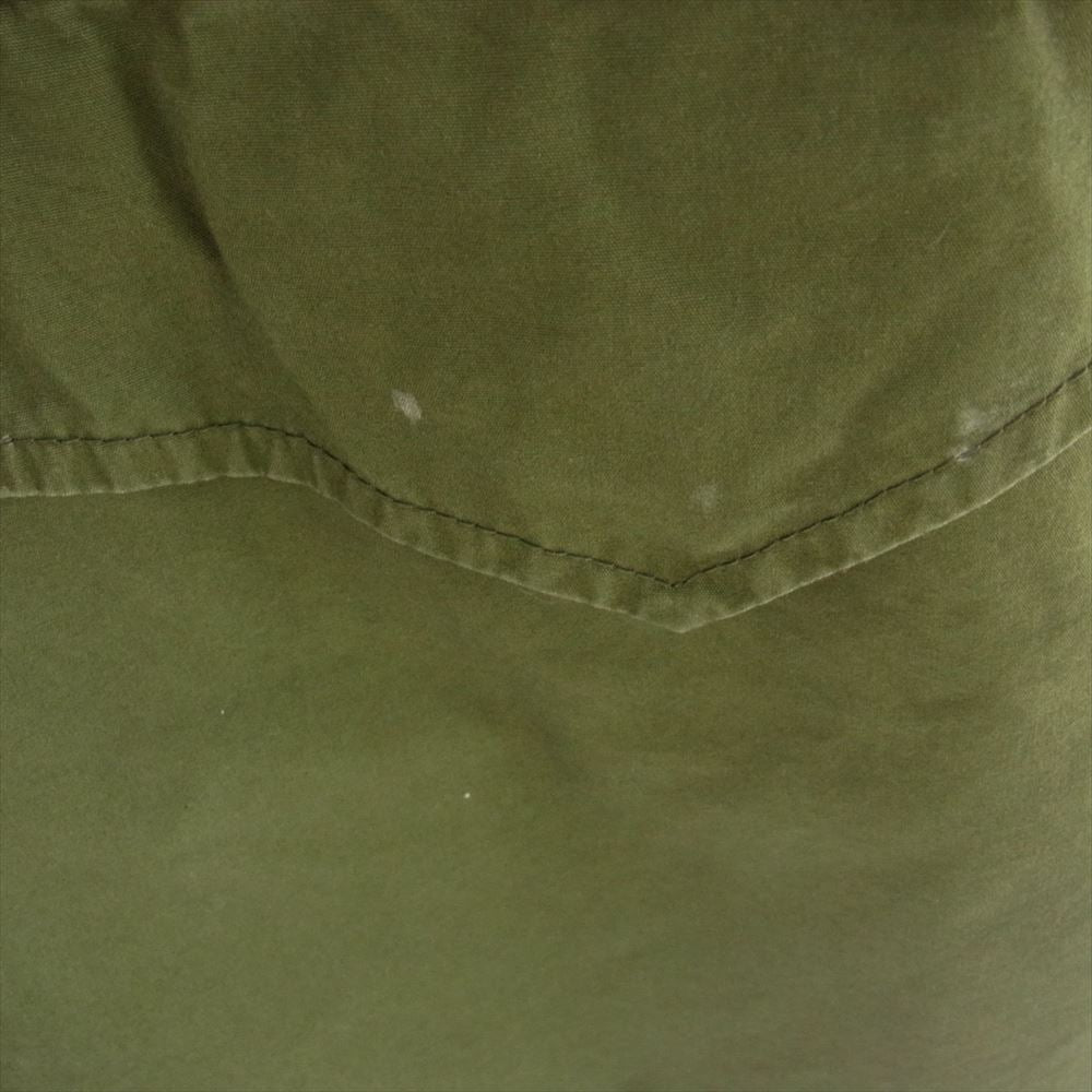 GUCCI グッチ 17AW 475041 XR692 国内正規品 エンブロイダリー ドラゴン刺繍 ロゴ プリント ミリタリー シャツ ジャケット カーキ系 46【中古】