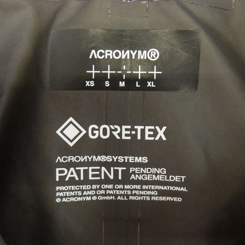 ACRONYM アクロニウム J1A-GTPL 2L GORE-TEX PACLITE PLUS INTEROPS JACKET ゴアテックス ジャケット ブラック系 M【中古】