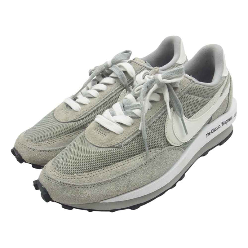 NIKE ナイキ DH2684-001 × Fragment  フラグメント × sacai サカイ LD Waffle Light Smoke Grey ワッフル ライト スモーク  スニーカー グレー系 28cm【中古】