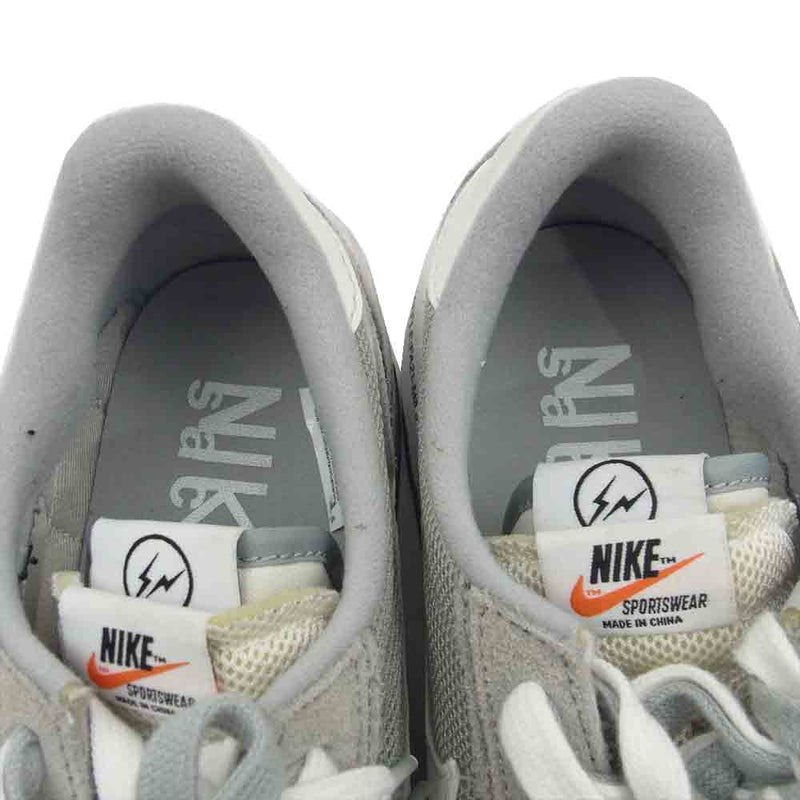 NIKE ナイキ DH2684-001 × Fragment  フラグメント × sacai サカイ LD Waffle Light Smoke Grey ワッフル ライト スモーク  スニーカー グレー系 28cm【中古】